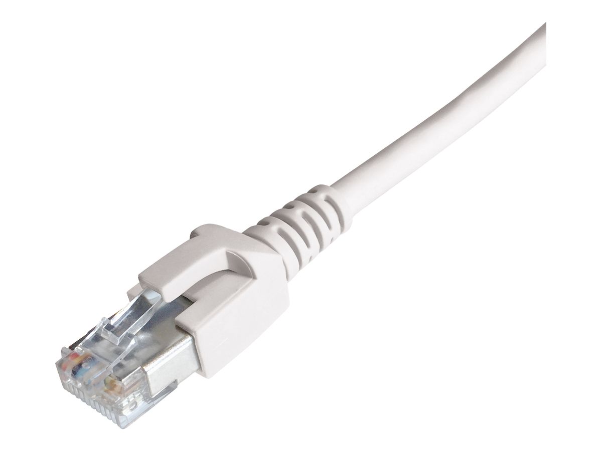 Patchkabel RJ45 Dätwyler 7702 proflex LSZH CAT6A S/FTP AWG26 1:1 weiss 9.5m