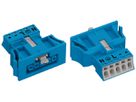 Buchse WAGO 5L 0.25…1.5mm² blau Codierung I 16A 400V Snap-In