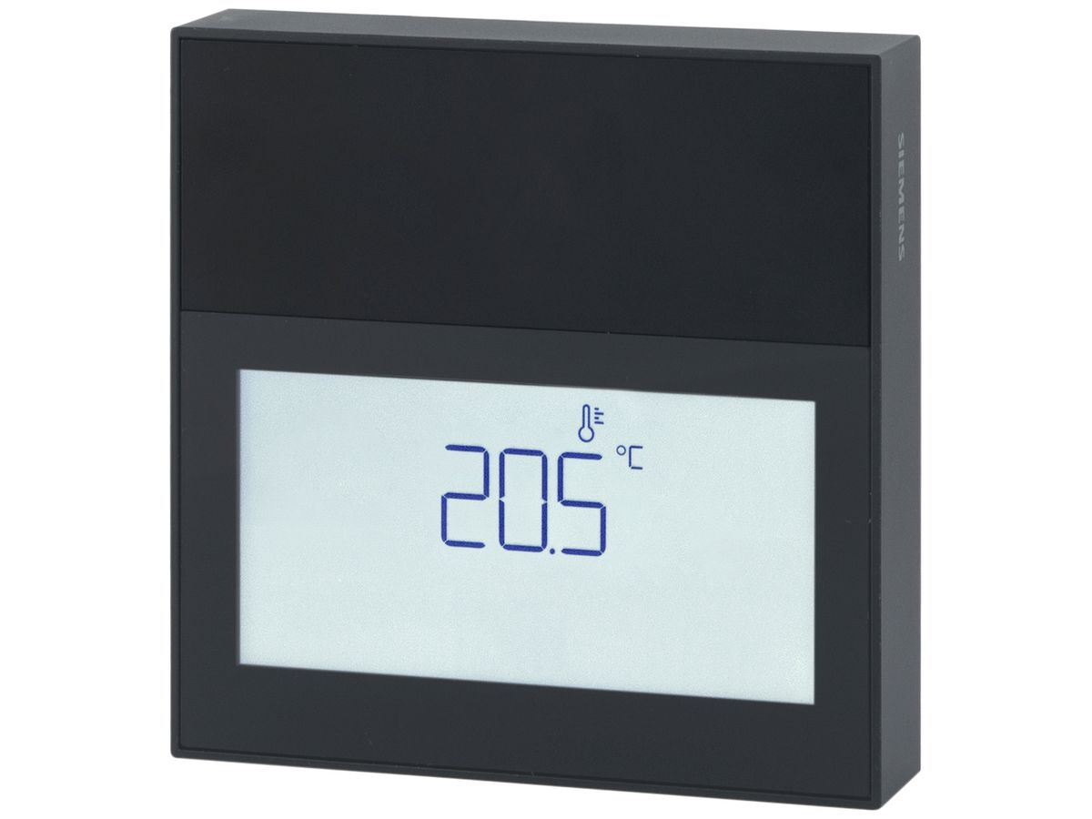 AP-Raumtemperatursensor Siemens QAA2160D/BK 0…50°C Display schwarz