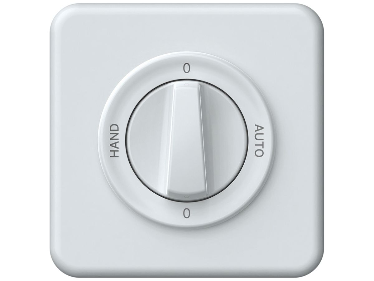 UP-Drehschalter origin Umschalter 2/1L 16A 250V 0-AUTO-0-HAND 92×92mm weiss