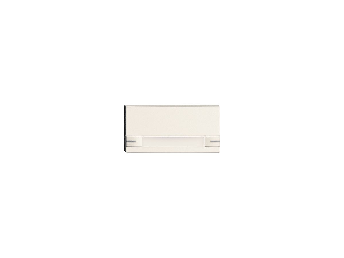 Taste 1/2 KNX/UNI-Taster mit LED & Papiereinlage EDIZIOdue Bedienung 2×1 weiss