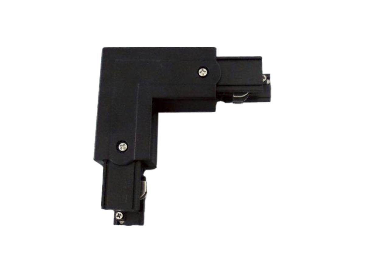 Eckverbinder DOTLUX 90° dreiphasig rechts schwarz