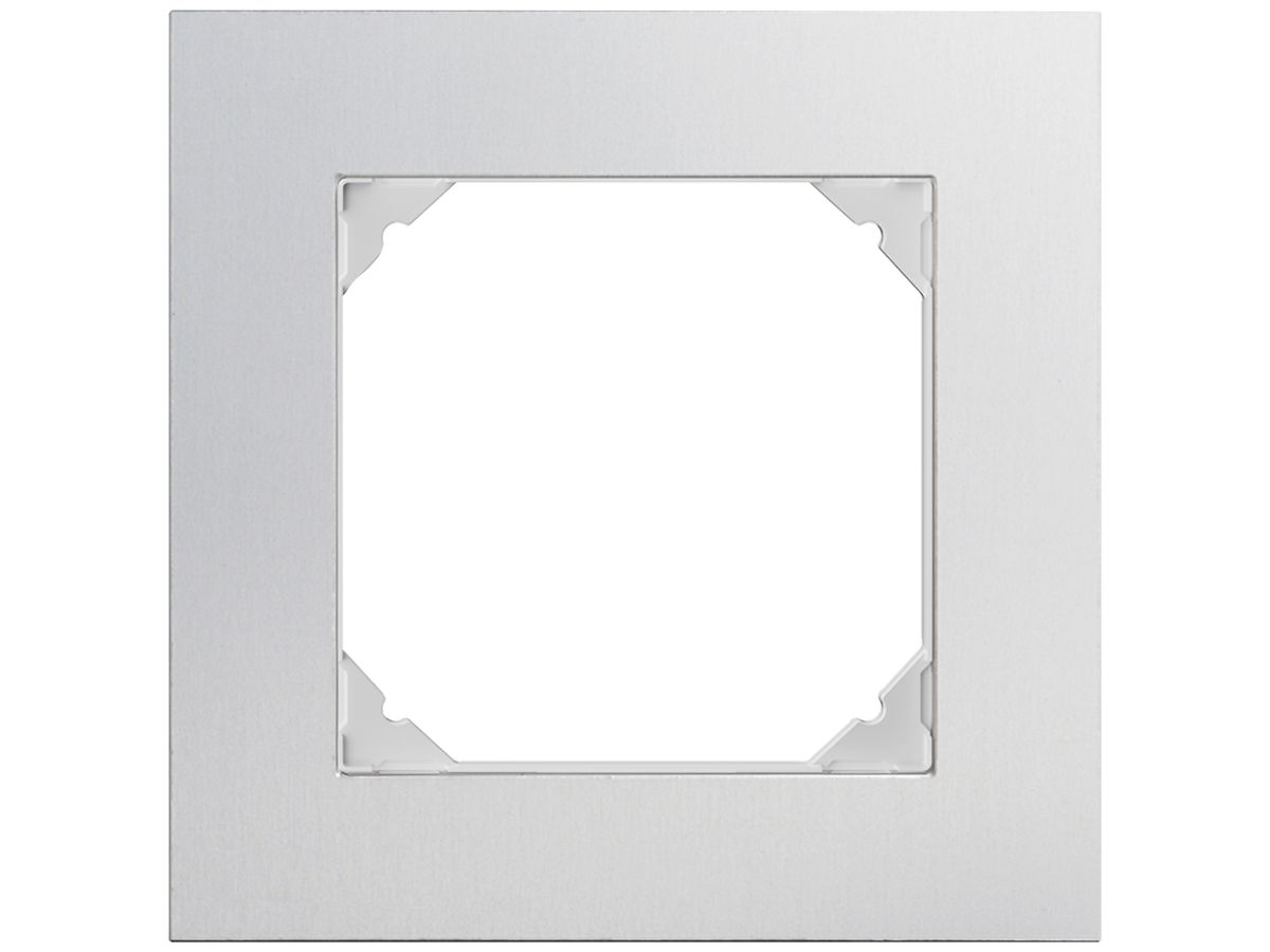 UP-Kopfzeile EDIZIO.liv prestige SNAPFIX® 1×1 94×94mm Aluminium