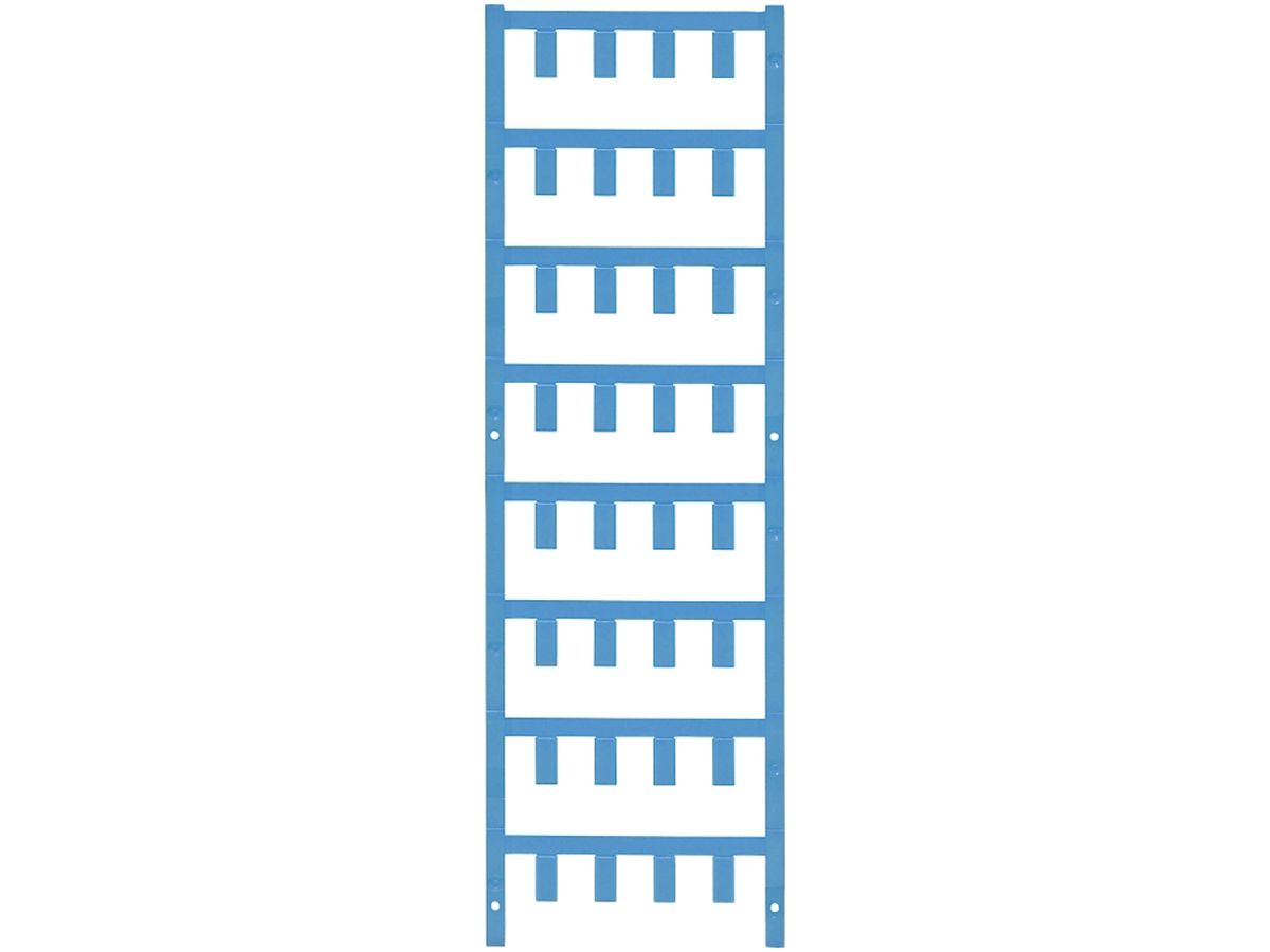 Leitermarkierer Weidmüller MultiCard SF für Ø3.6…6mm 12×5.7mm PA66 blau