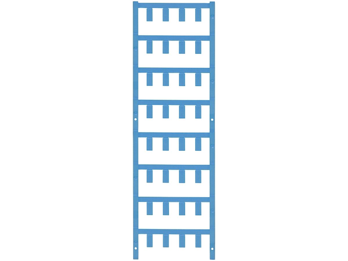 Leitermarkierer Weidmüller MultiCard SF für Ø3.6…6mm 12×5.7mm PA66 blau