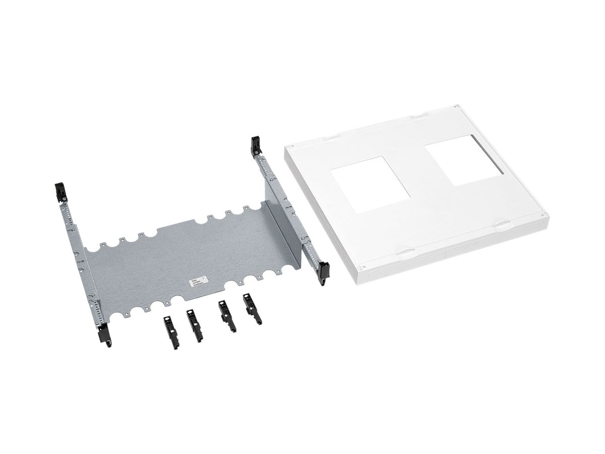 Baustein Hager univers N 450×500mm für LS H3+2×MCCB P4 3/4-polig Motorantrieb