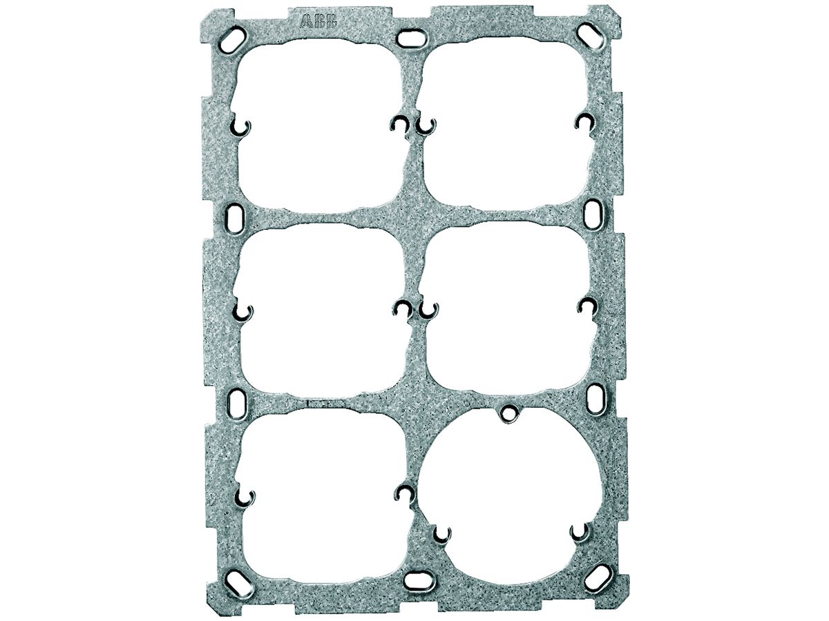 UP-Befestigungsplatte ABB 3×2 für 3×52