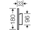 Belüftungsflansch Hensel FP BF 18 für Gehäusewand 1 ENYSTAR 180mm