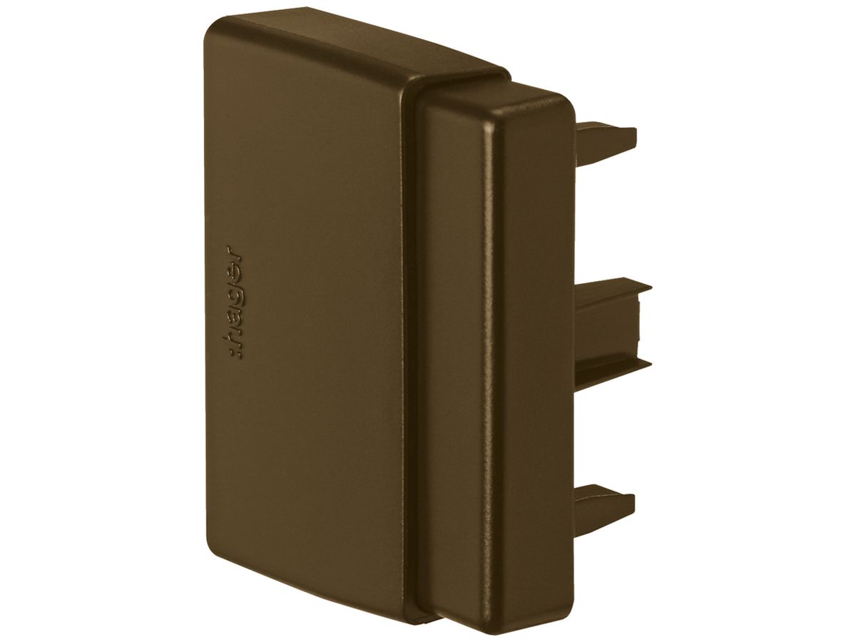Endstück Hager tehalit.LF einstellbar (30/40)×60mm braun IP30
