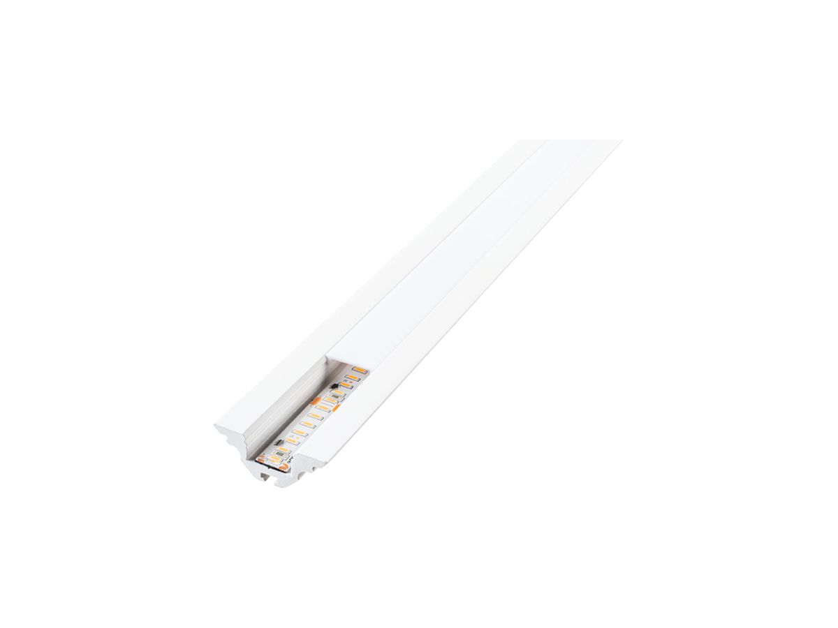 AP-Profil SG StripLine 1800×42×16mm Aluminium weiss