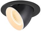 EB-LED-Spot SLV NUMINOS GIMBLE L 17W 2400lm 2700K WB DALI DIM Ø160×115mm sz/ws