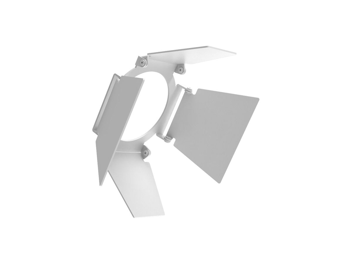Blendschutzklappen DOTLUX SLIMtrack Aluminium 75×75mm weiss