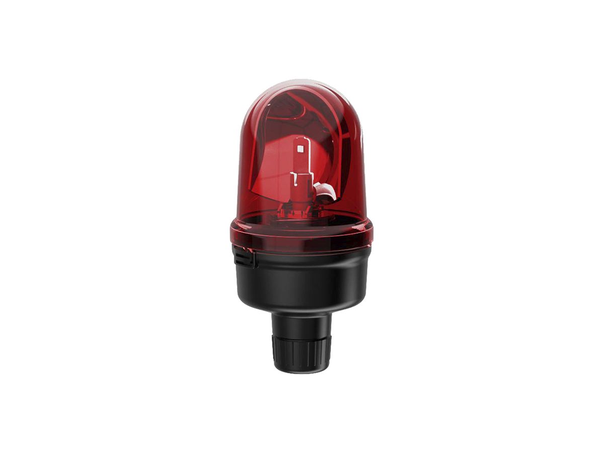LED-Drehspiegelleuchte WERMA 885 24VAC/DC Rohrmontage rot