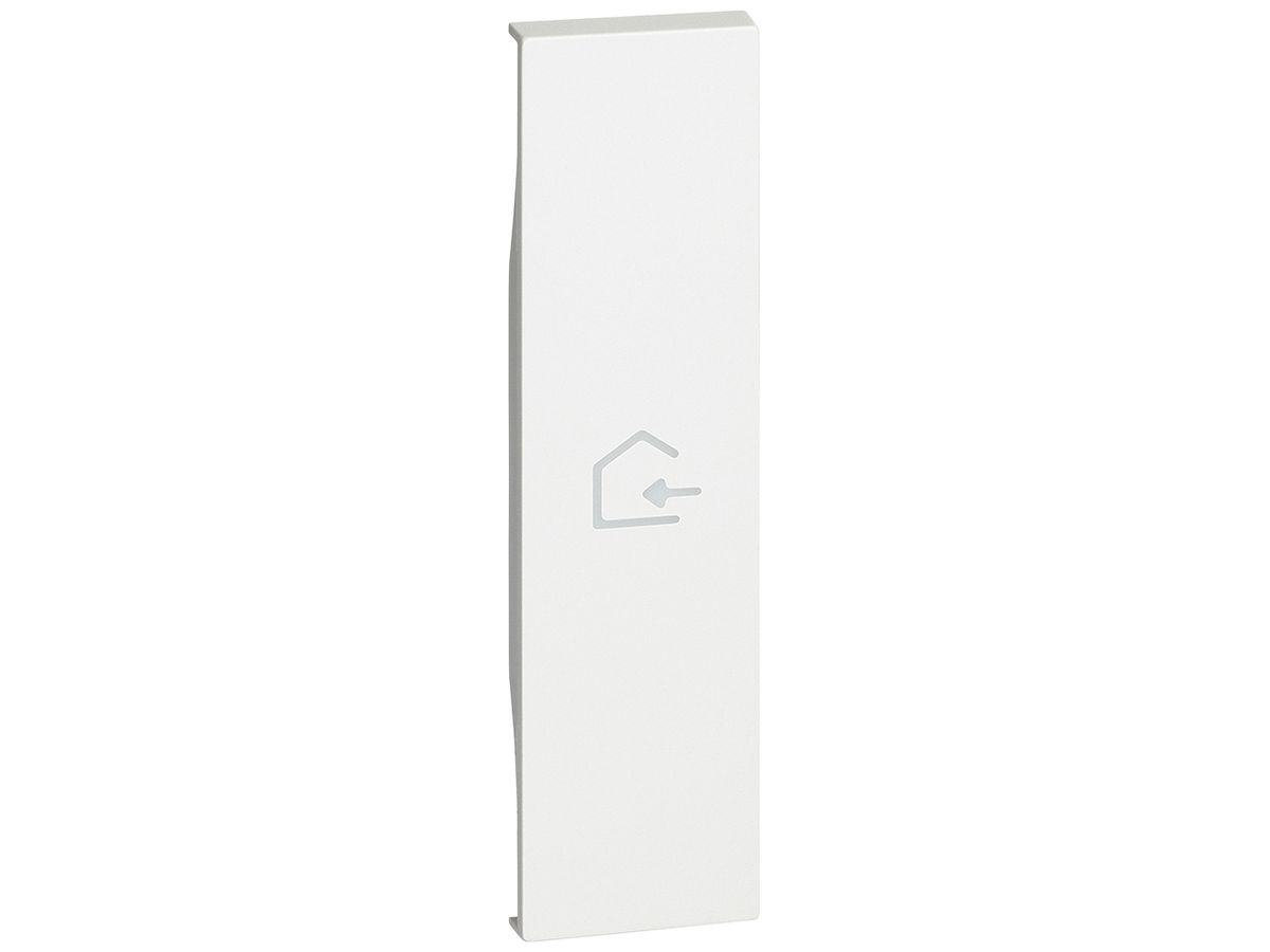 Tastenabdeckung Living Now für Tasten MyHOME 1 Modul mit Symbol Ankunft weiss