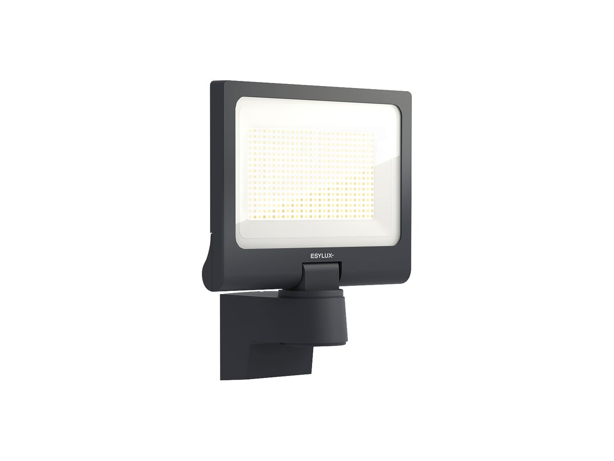 LED-Strahler ESYLUX SUNJA 70W 9600…10500lm 827/840 IP65 132×280×318mm anthrazit