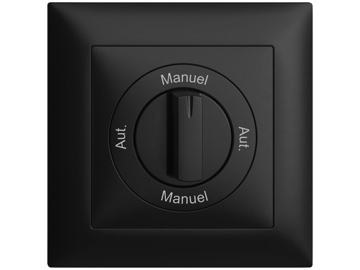 Frontset Auto-Main-Auto-Main EDIZIOdue 88×88mm schwarz