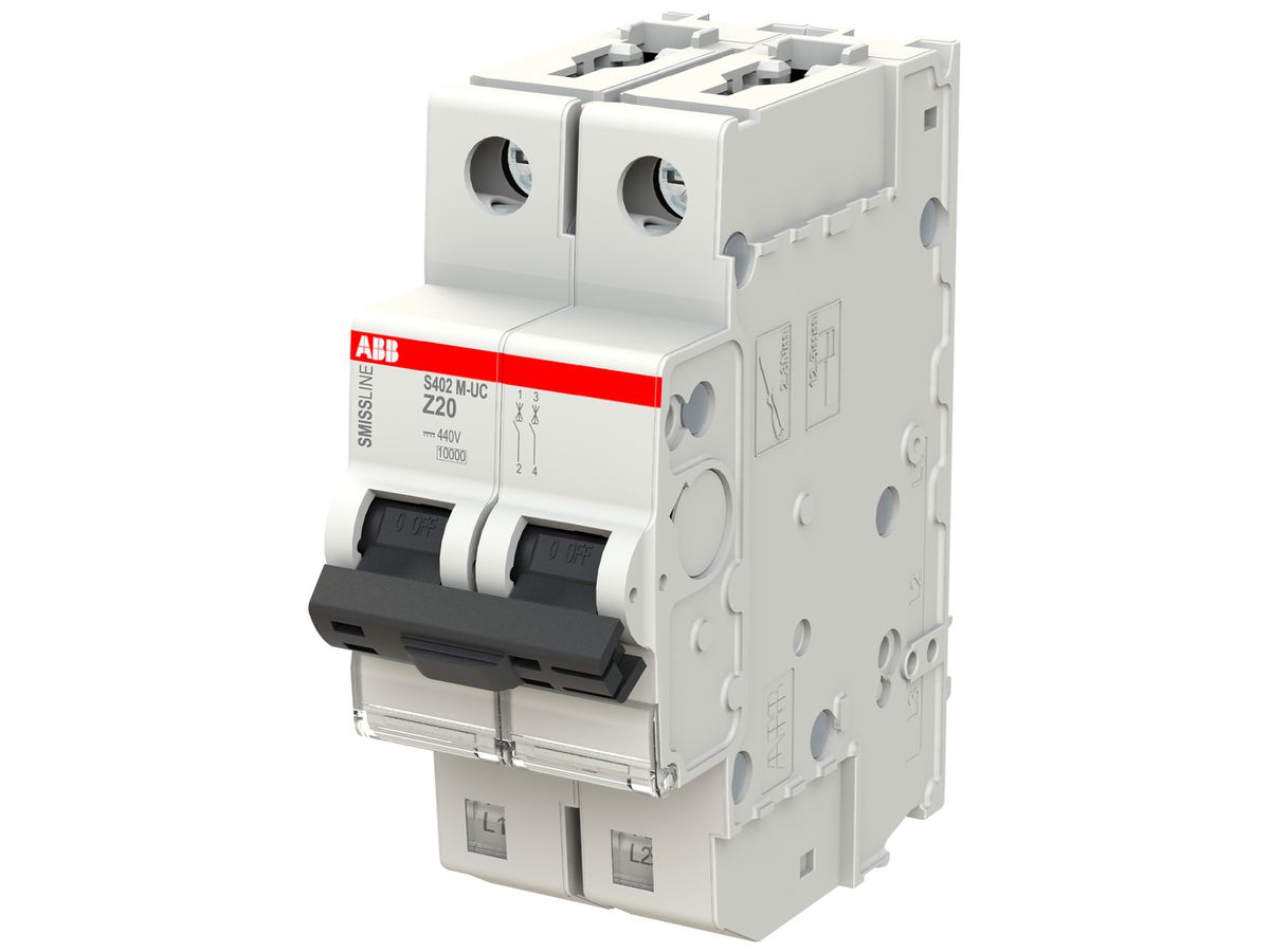 LS-Schalter SMISSLINE TP UCZ 2×20A 10kA