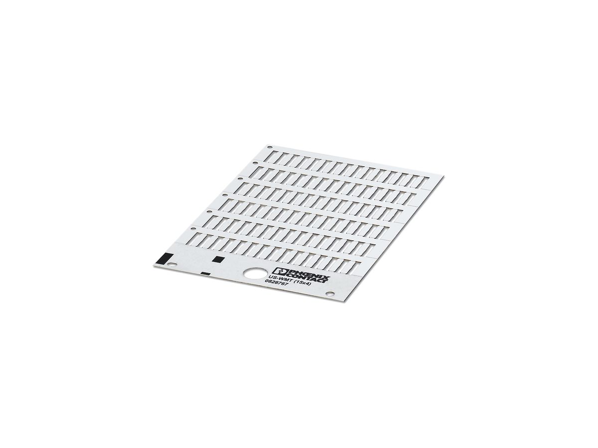 Bezeichnungskarte US-WMT 50mm für Kabelmarkierung 15×3.9mm