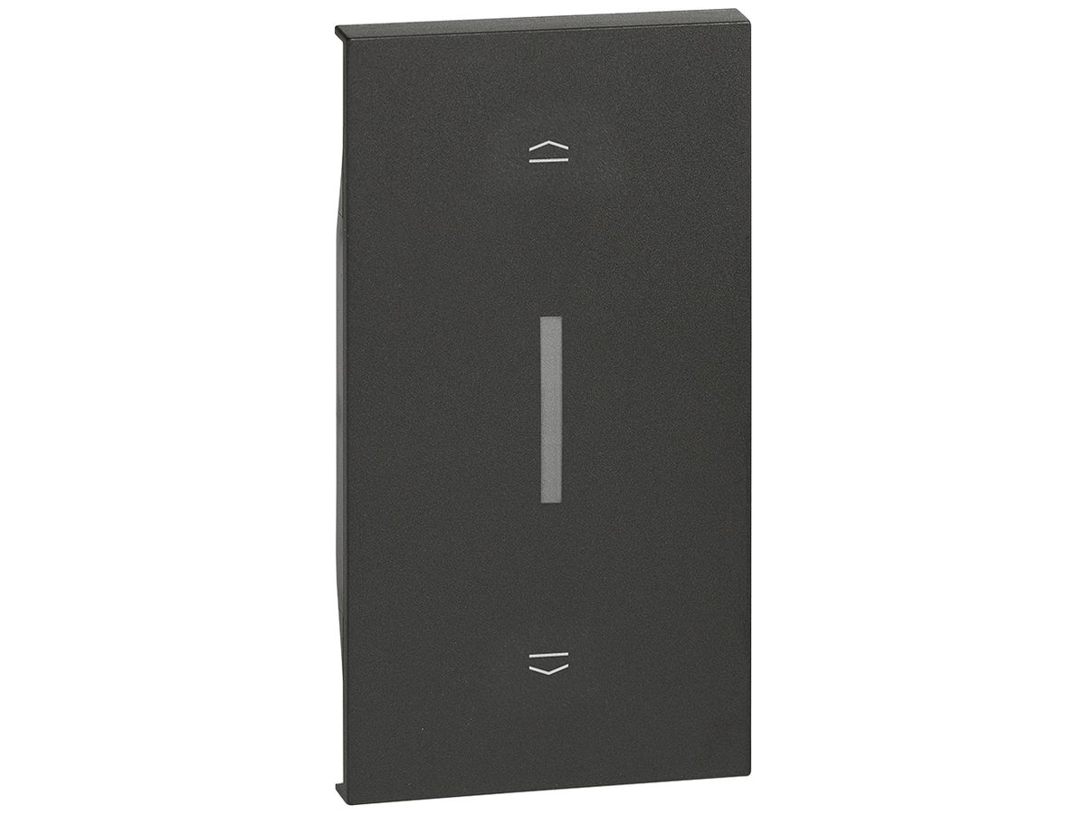 Abdeckung Living Now 2 Module für Rolladenschalter schwarz