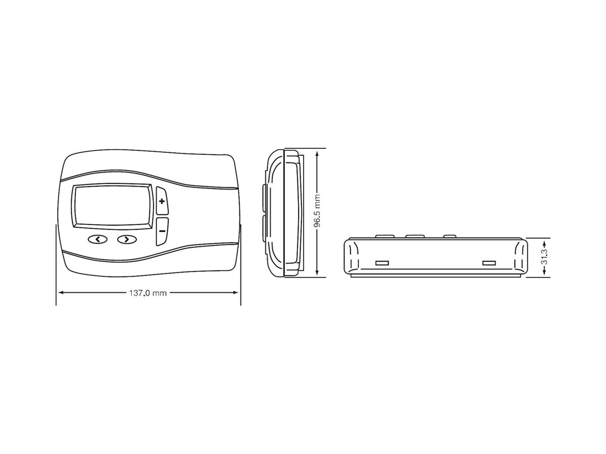 Uhrenthermostat Eberle Instat+ 2R