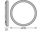 LED-Deckenleuchte LEDVANCE SMART+ ORBIS RGBW 19W 1140lm 2700…6500K Ø235 weiss