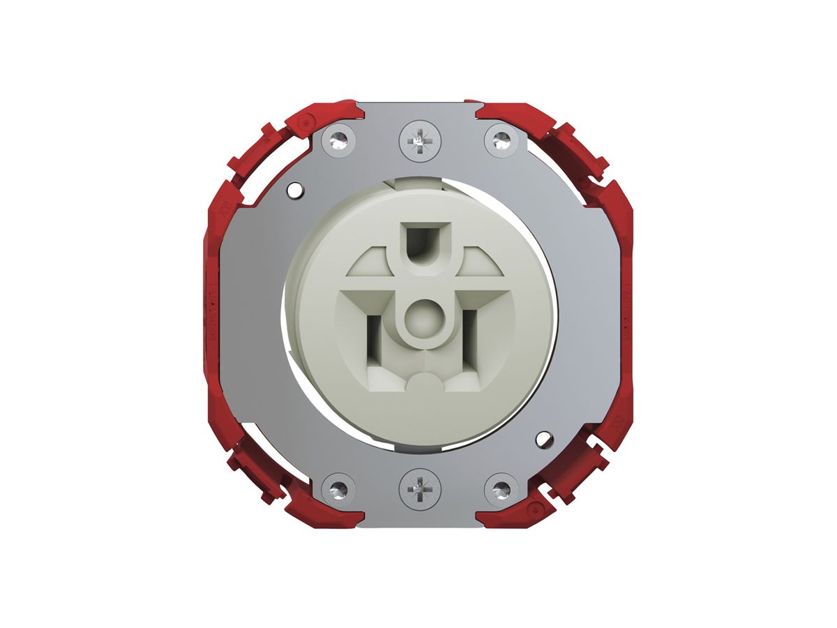 Steckdose NEMA SNAPFIX® 1×US/CA (NEMA 5-15) (Typ B) 20A 125V IP20 alu