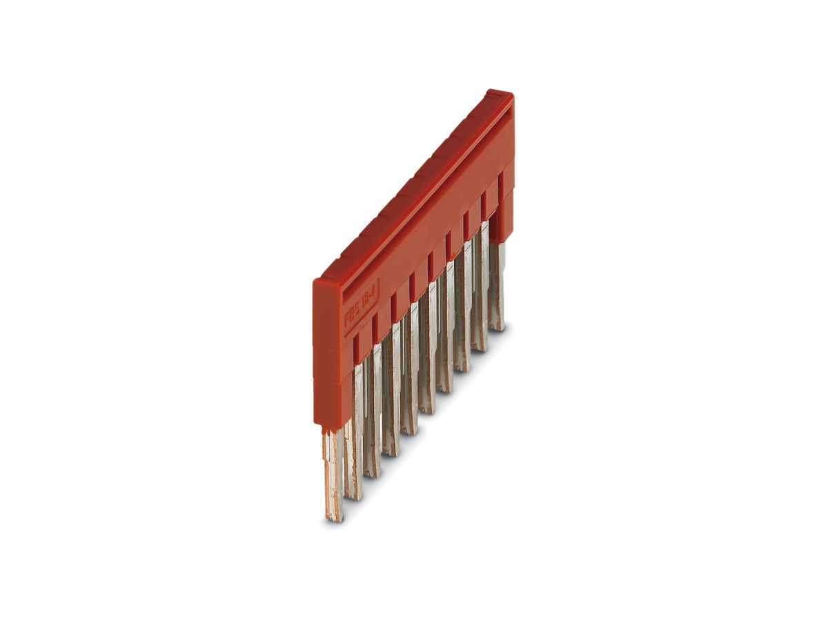 Steckbrücke 4mm 10L rot CLIPLINE