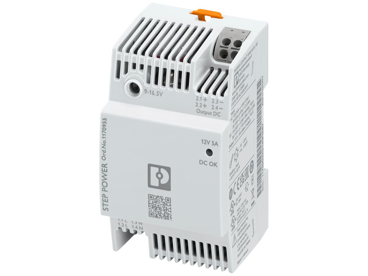 Schaltnetzteil PX STEP3-PS/1AC/12DC/5/PT 1L OUT 12VDC/5A