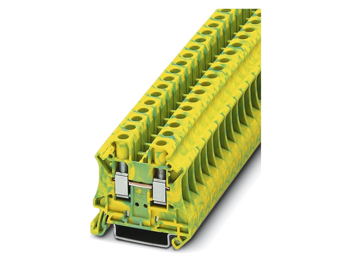 Reihenklemme 0.2…10mm² Schnellanschluss grün/gelb