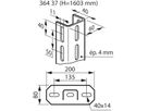 Konsole zu Kasten Legrand H=1000…1200mm