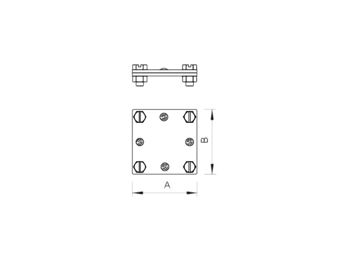 Kreuzverbinder Bettermann 40mm