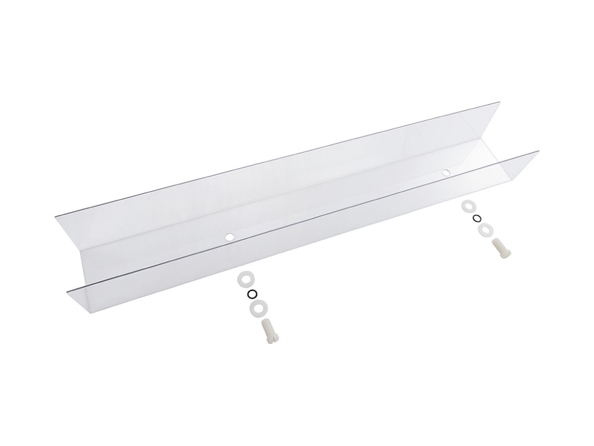 Abdeckung Hager LV 670×80×108mm mit Befestigungsmaterial