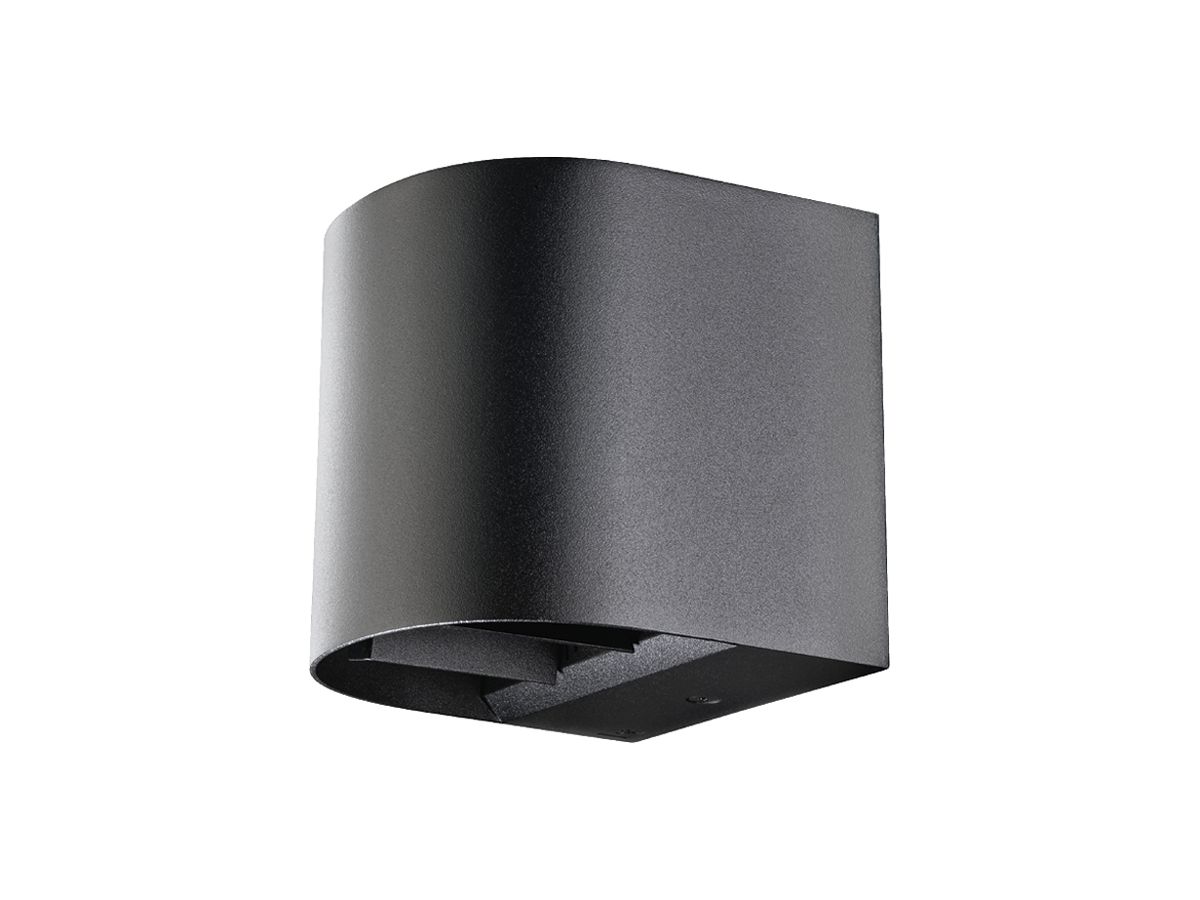 LED-Wandleuchte SG Artes Round 8W 360lm 827 IP65 DIM dir./indir.120×120mm sz