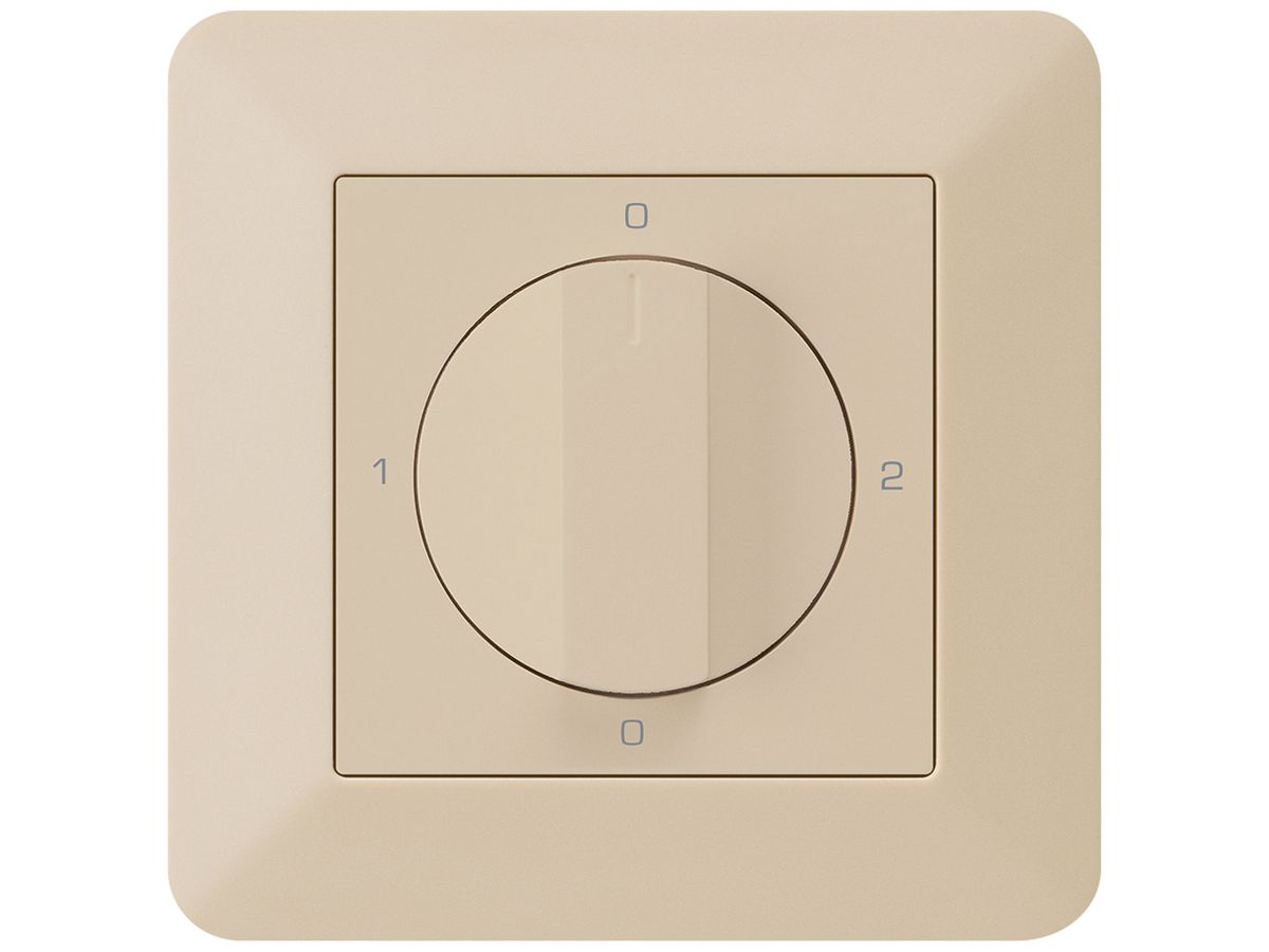 UP-Drehschalter kallysto.trend 2/1L beige mit Drehgriff