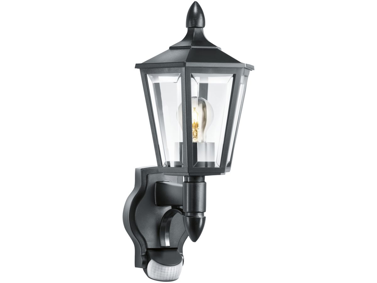 Wandleuchte Steinel L 15 PIR E27 60W IP44, schwarz