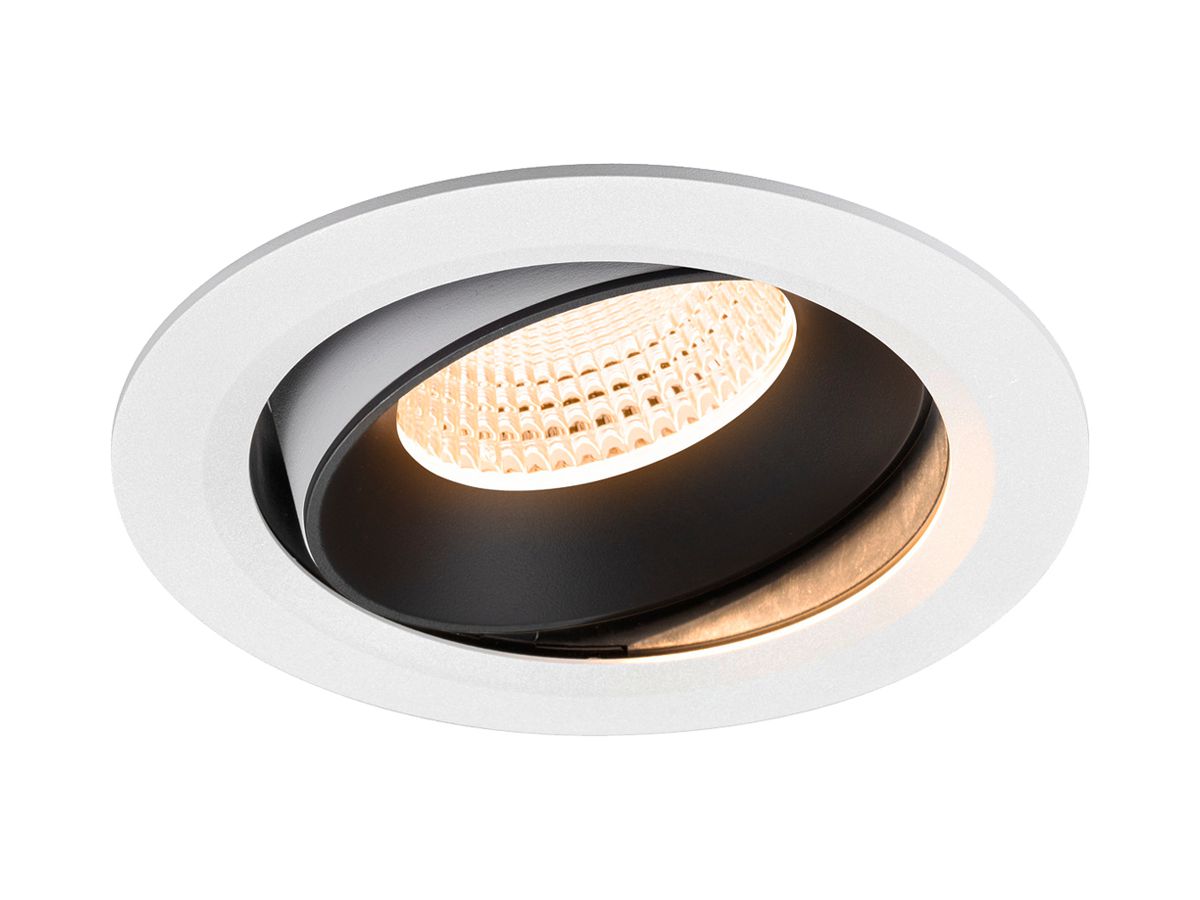 LED-Downlight SLV NUMINOS MOVE XL 24W 3500lm 2700K WB DALI Ø175 ws/sz