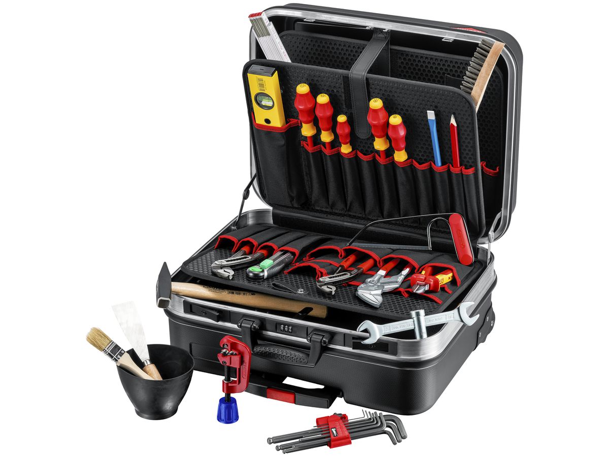 Werkzeugkoffer KNIPEX "BIG Basic Move", für Sanitär, 32-teilig