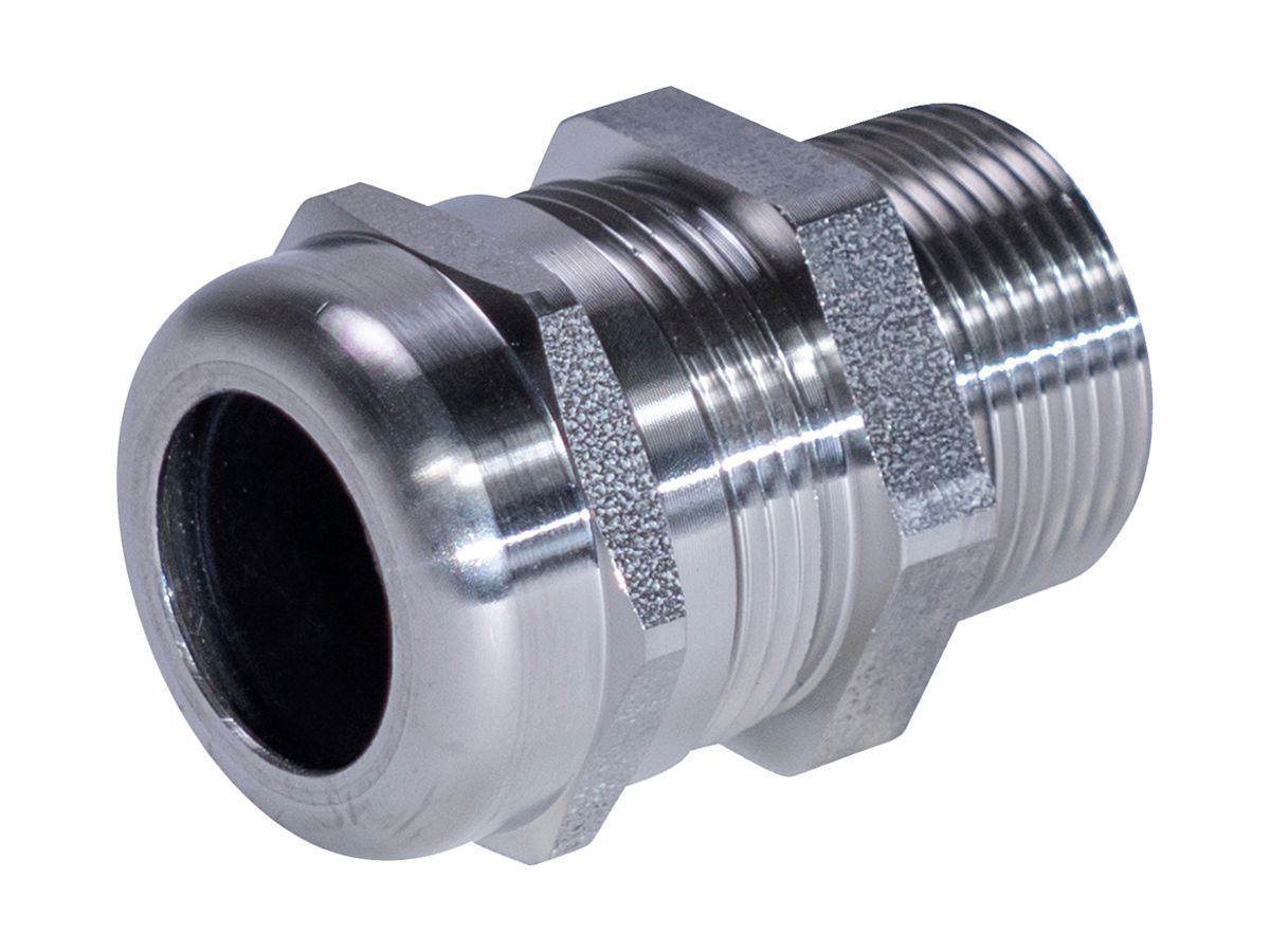 Kabelverschraubung WADI-TEC INOX V4A, M32 für Kabel Ø11.5…18mm 14.5mm IP68