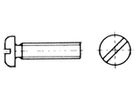 Flachkopfschraube M5×12mm verz.DIN 85A, (Pan-Head)