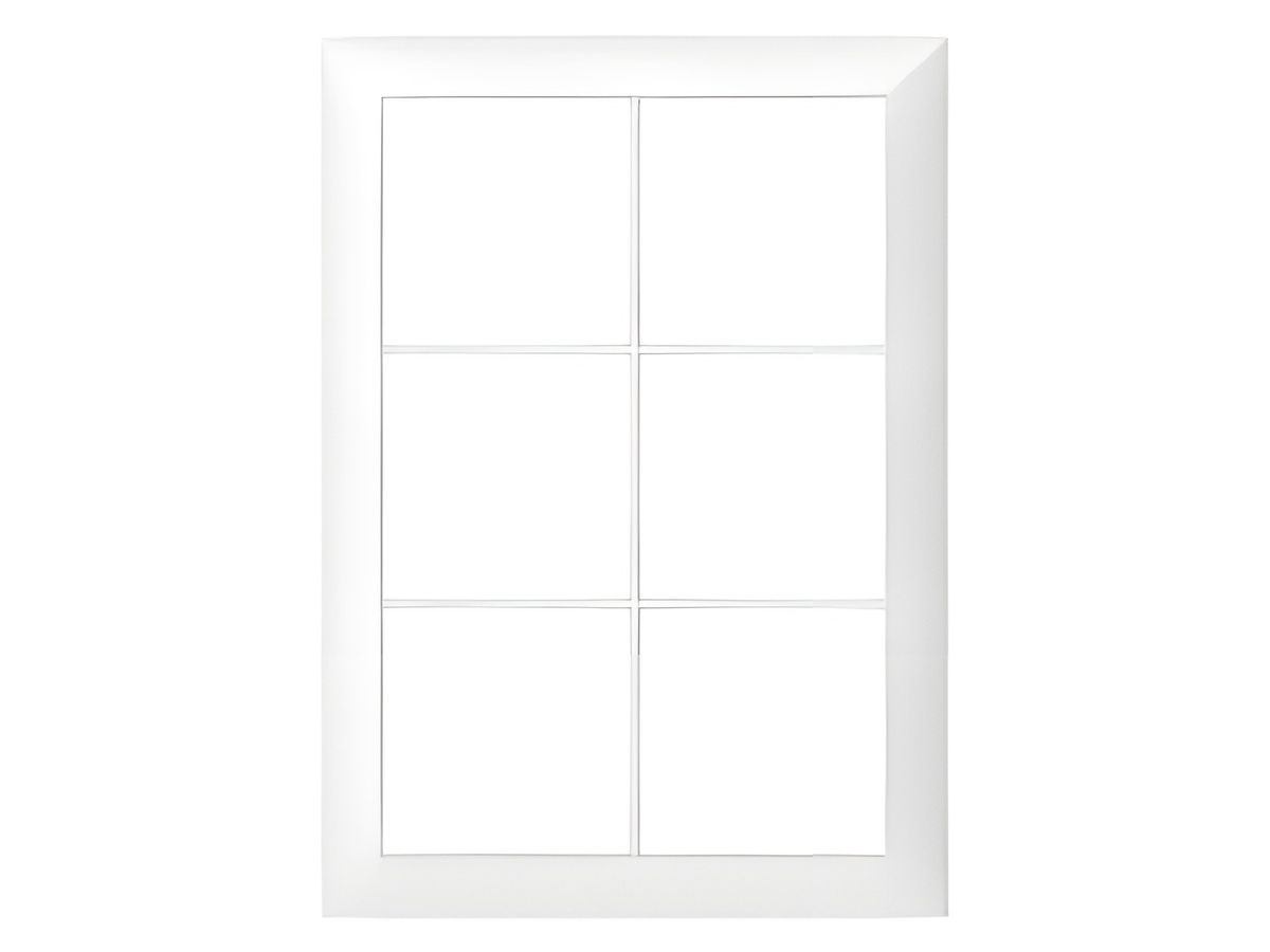 UP-Kopfzeile für Kombination 3×2 SIDUS weiss