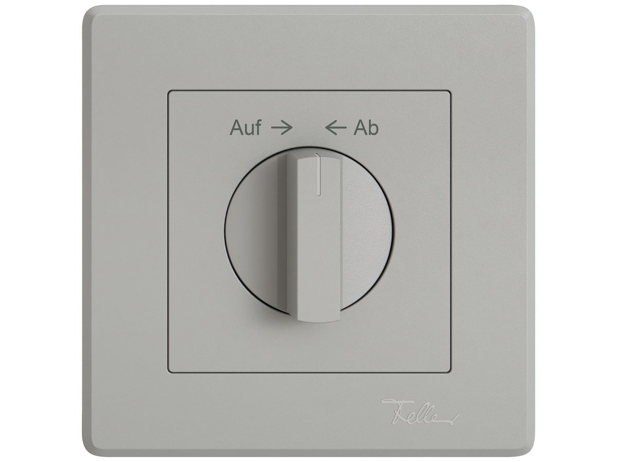 UP-Montageset EDIZIO.liv SNAPFIX® f.Drehschalter m.Griff Auf → ← Ab hgu