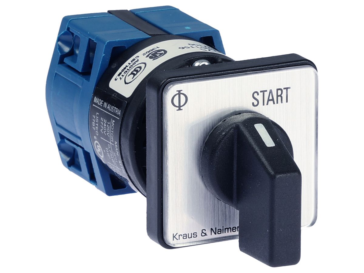 EB-Schwenktaster K&N CG4.A175.E, 10A/400V 1L 30×30mm "START"