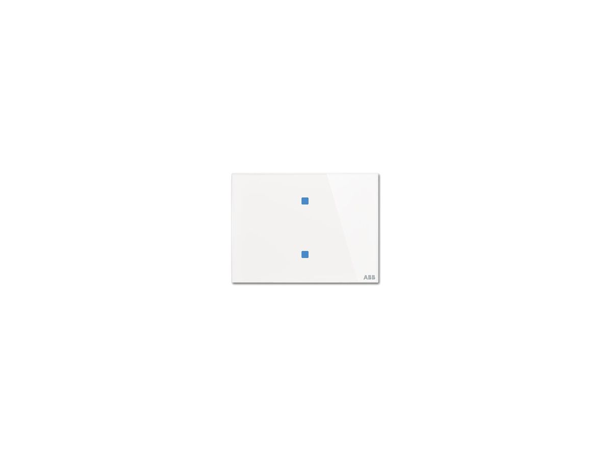 Bedienelement ABB-Tacteo TB/U2.8.1, 2-fach horizontal