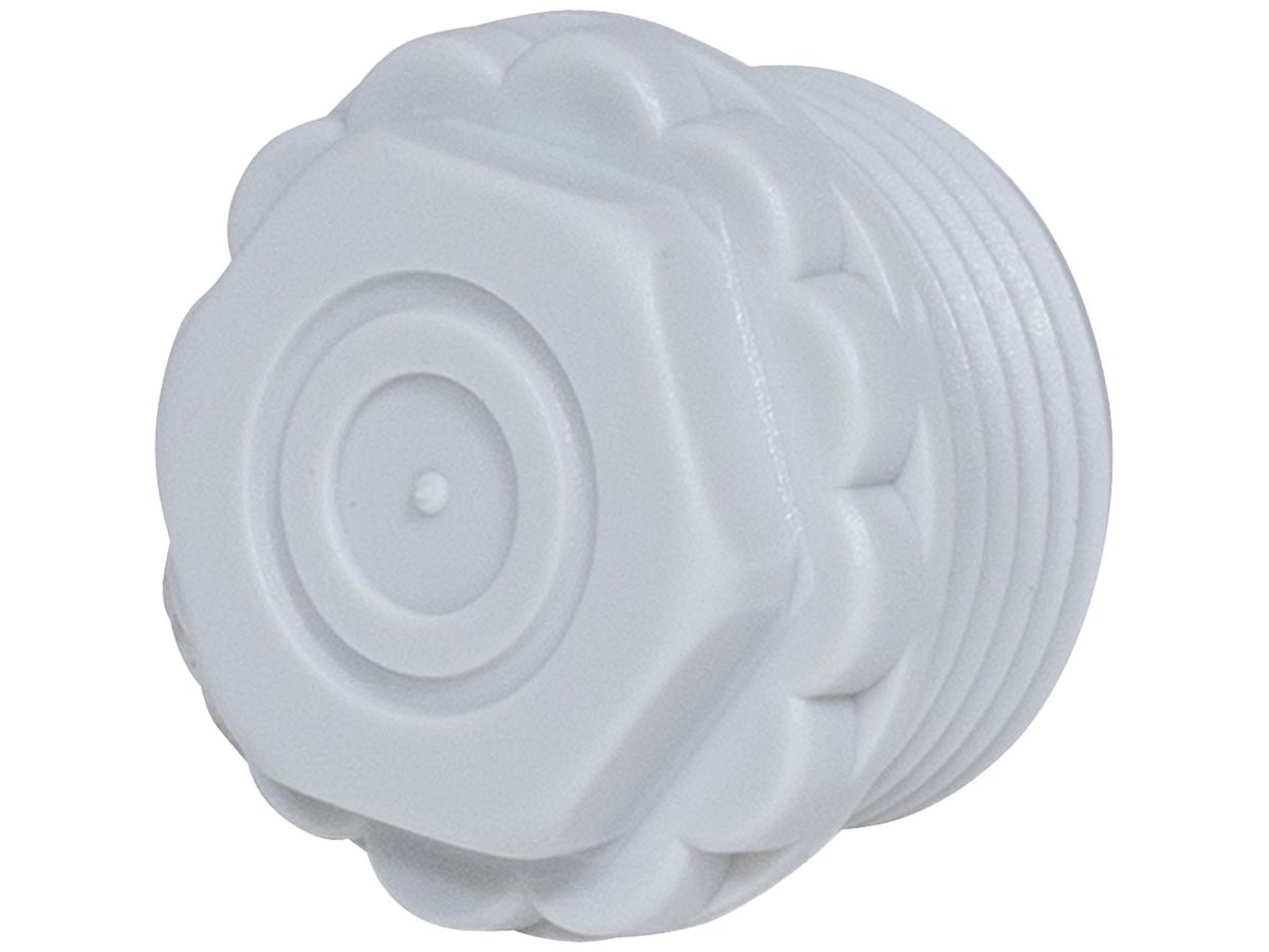 Würgenippel PG9 Polyethylen grau