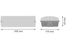 LED-Sicherheitsleuchte LEDVANCE EM BULKHEAD IP65 1.3W 200lm 5700K bat 3h Pt ws