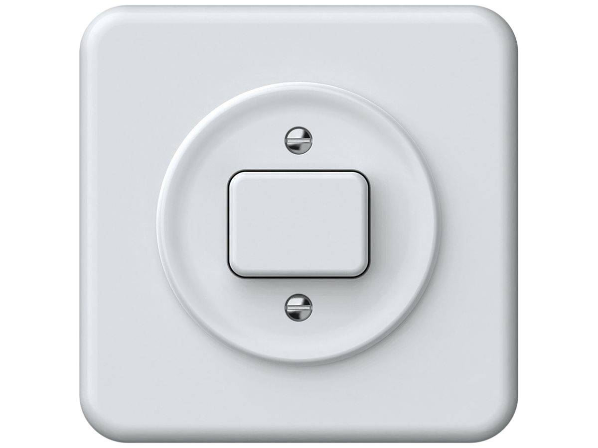 UP-Druckschalter origin Sch 3 92×92mm weiss