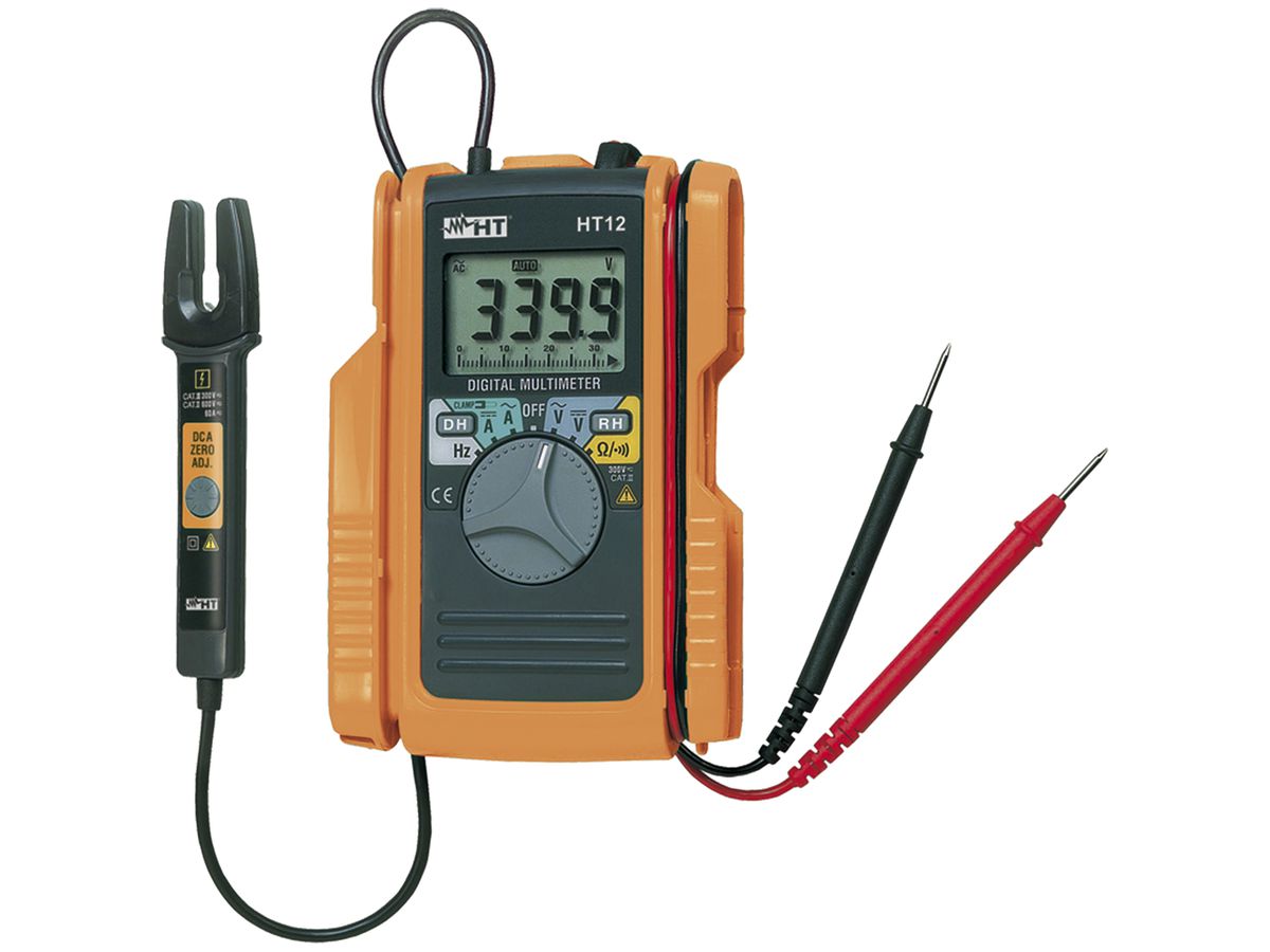 Digital-Multimeter und Stromzange Optec HT.12 600A AC/DC