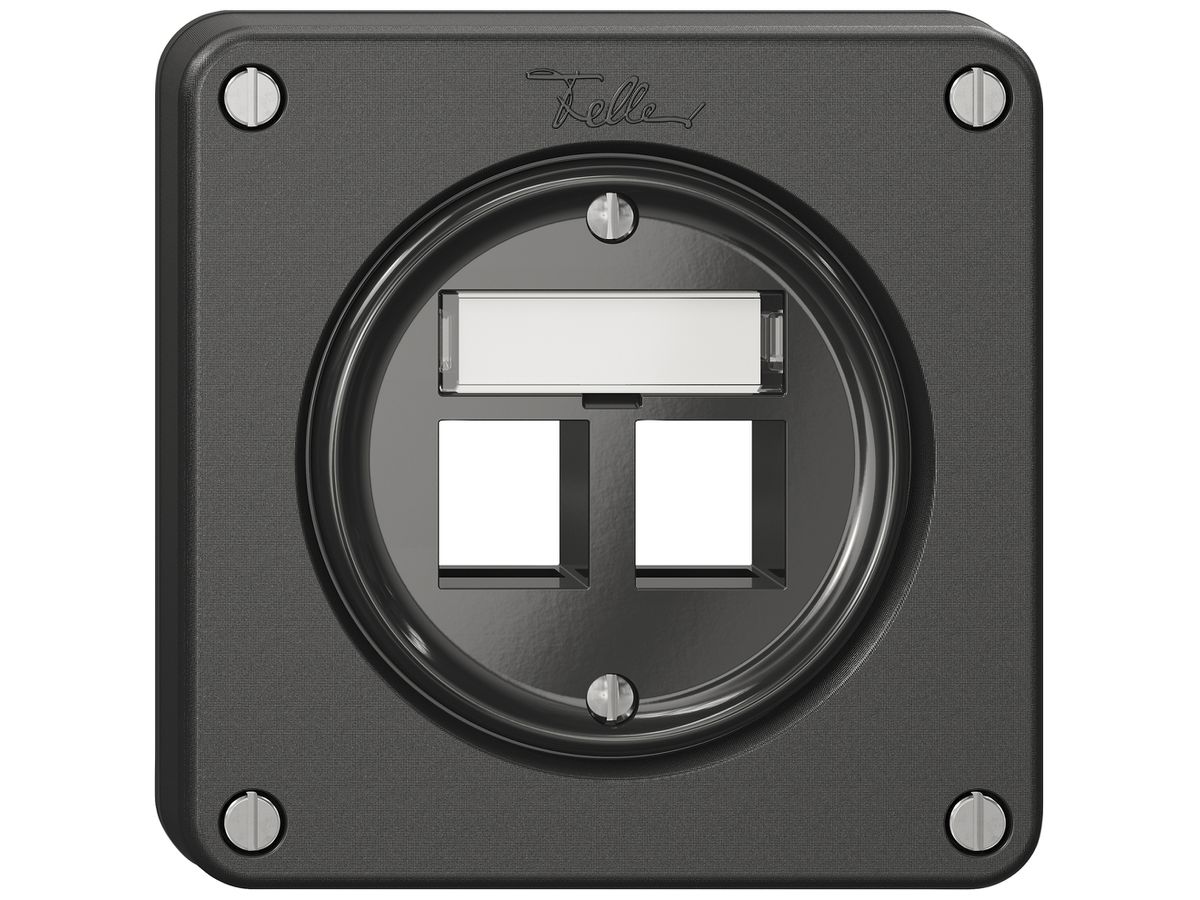 Montageset NEVO Keystone SNAPFIX® für 2 Buchsen 87×87mm sz
