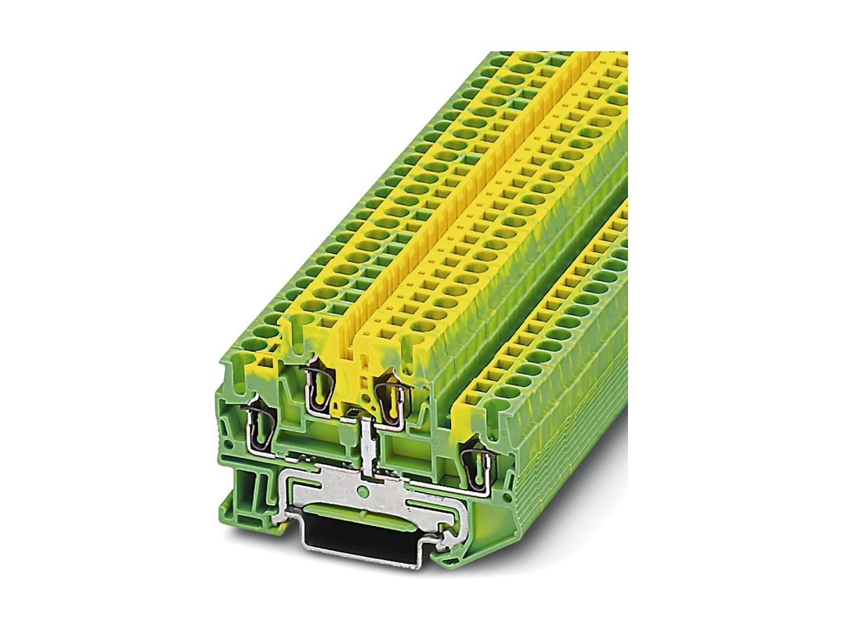 Reihenklemme 0.08…4mm² Zugfederanschluss grün/gelb