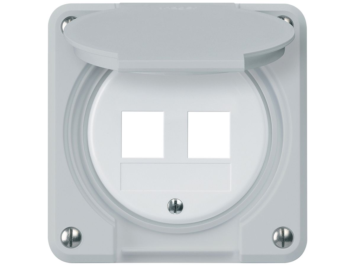 UP-Montageset robusto HMS IP55 grau für 2×Modul für Kombination